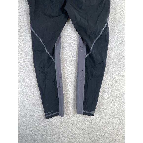 Athleta Leggings Womens Medium Petite Stealth Trucool 7/8 Colorblock Perforated - Picture 14 of 16